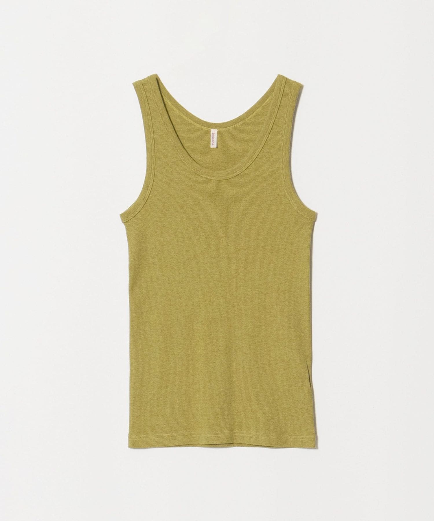 babaco＞COTTON SILK RIBBED TANK TOP/タンクトップ
