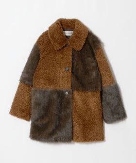 INSCRIRE/＜INSCRIRE＞FAKE FUR COLLAR COAT/コート/その他コート / ブルゾン