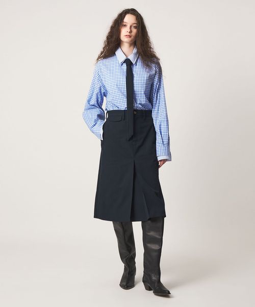 Tu es mon Tresor/【別注】＜Tu es mon Tresor for 6＞BOX PLEATED SKIRT/スカート/ミモレ / ロング