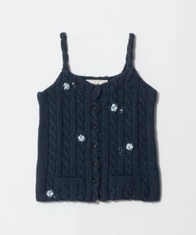Pillings/＜pillings＞BLOOMING  CABLE CAMISOLE/ニットキャミソール/ベスト