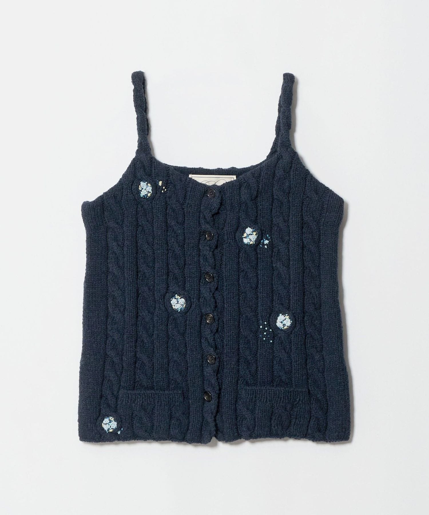 pillings＞BLOOMING CABLE CAMISOLE/ニットキャミソール