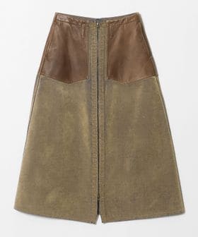 Nomat/＜Nomat＞FLOCKY DENIM SKIRT/スカート/Tシャツ / カットソー