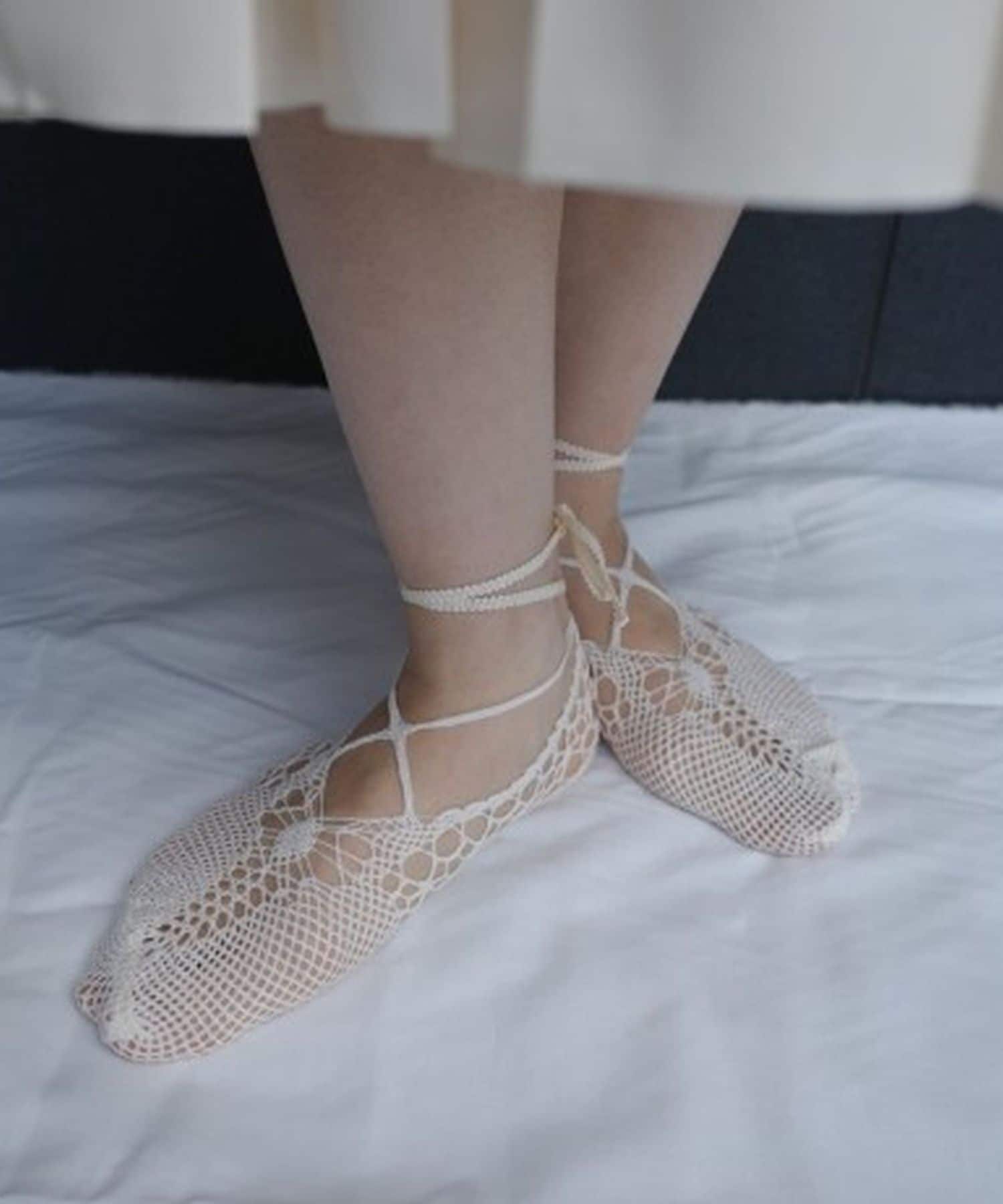 EUCHRONIA＞LACE BALLET SOCKS/レッグウェア