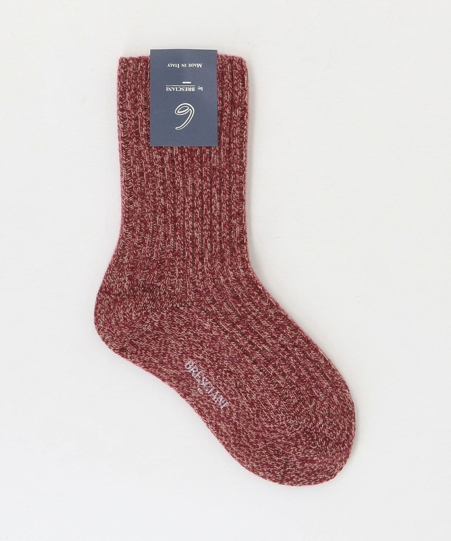 BRESCIANI＞MIX RIB/ソックス