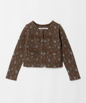 PERVERZE/＜PERVERZE＞FLORAL DOT KNIT CARDIGAN/カーディガン/カーディガン / ボレロ