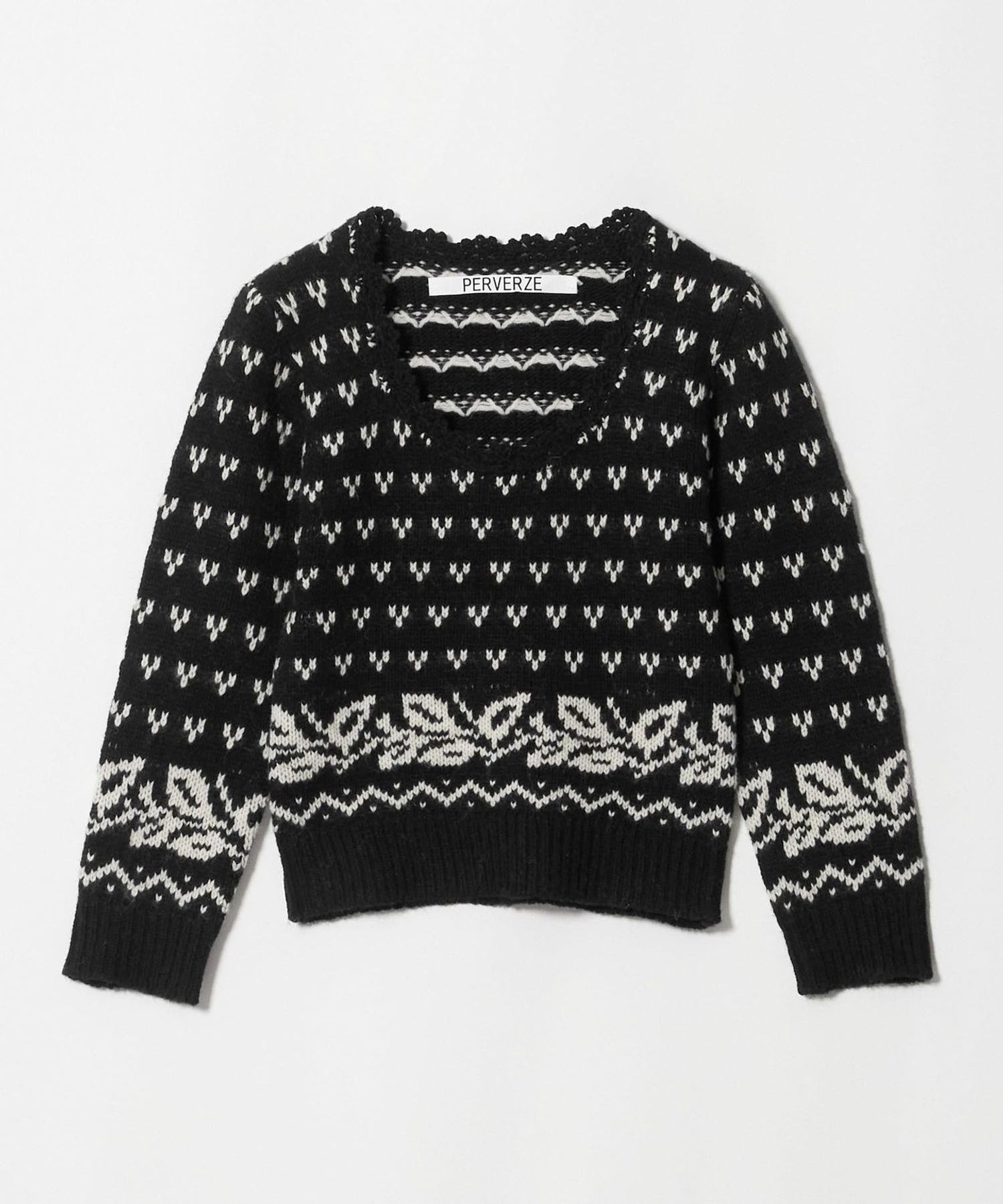 PERVERZE＞BIRDS EYE TINY KNIT/ニット