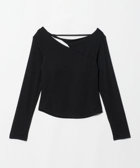 determ/＜determ＞COLLAGEN  CUT OUT  LS TOP/トップス/Tシャツ / カットソー