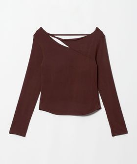 determ/＜determ＞COLLAGEN  CUT OUT  LS TOP/トップス/Tシャツ / カットソー