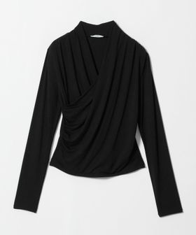 determ/＜determ＞COLLAGEN DRAPED WRAP TOP/トップス/Tシャツ / カットソー