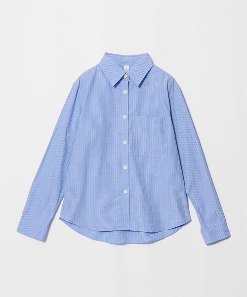 ANOTHER ASPECT/【別注】＜ANOTHER ASPECT for 6＞SHIRT 4.0 BLUE WHITE CHECK/シャツ/シャツ / ブラウス