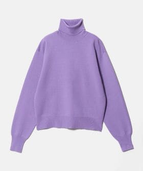 6(ROKU)/＜6(ROKU)＞コットンウール ミラノリブ タートルネック ニット26AW/ニット / セーター