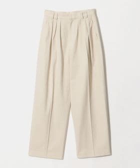 6(ROKU)/＜6(ROKU)＞コットンレーヨン タックパンツ 26AW/チノパンツ