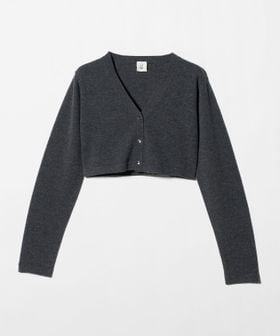 6(ROKU)/＜6(ROKU)＞ウールカシミヤ ショート カーディガン/カーディガン / ボレロ