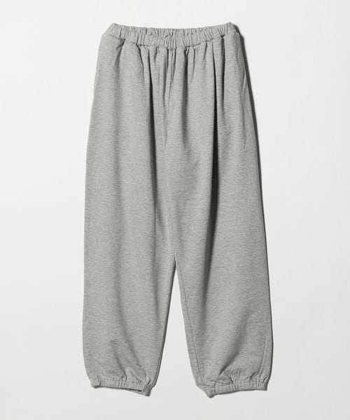 6(ROKU)/＜6(ROKU)＞コットンウラケ ギャザーパンツ GRAY/スウェットパンツ / ジャージ