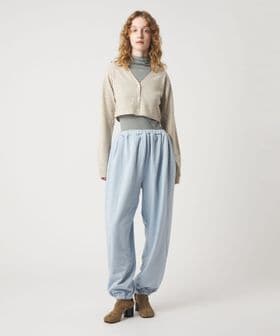 6(ROKU)/＜6(ROKU)＞コットンウラケ ギャザーパンツ 26SS/スウェットパンツ / ジャージ