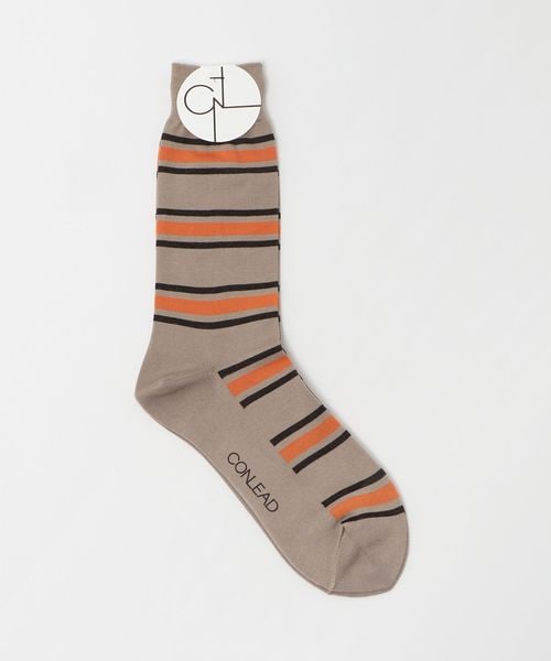 CONLEAD/＜CONLEAD＞BORDER SHORT SOCKS/ソックス/ソックス / 靴下