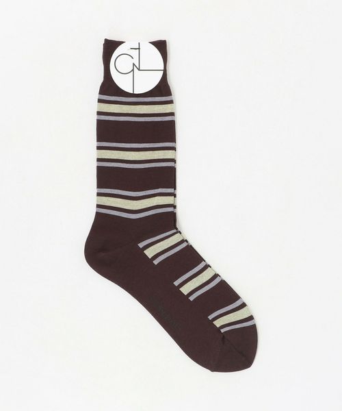 CONLEAD/【別注】＜CONLEAD for 6＞BORDER LINE SHORT SOCKT/ソックス/ソックス / 靴下