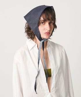Tu es mon Tresor/【別注】＜Tu es mon Tresor for 6＞DENIM BABUSHKA/バブーシュカ/その他ファッション雑貨