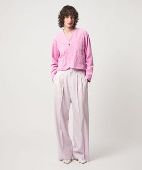 6(ROKU)/＜6(ROKU)＞ハイウエスト タック パンツ/スラックス