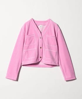 6(ROKU)/＜6(ROKU)＞ベロア カラー カーディガン/カーディガン / ボレロ