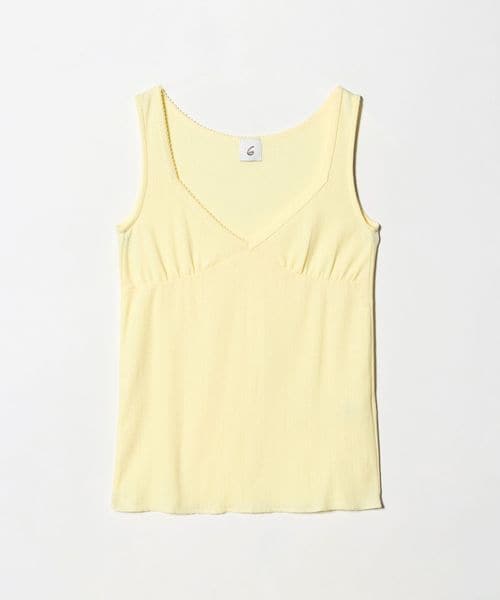 6(ROKU)/＜6(ROKU)＞パターンメッシュ キャミソール/タンクトップ / キャミソール
