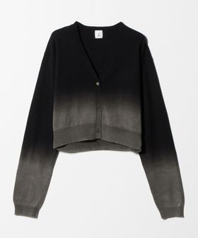 6(ROKU)/＜6(ROKU)＞コットン ウール グラデーション ダイ カーディガン/カーディガン / ボレロ