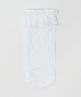 6(ROKU)/＜MUSIC LEGS＞ANKLE HI WITH RUFFLE TRIM/ソックス/ソックス / 靴下