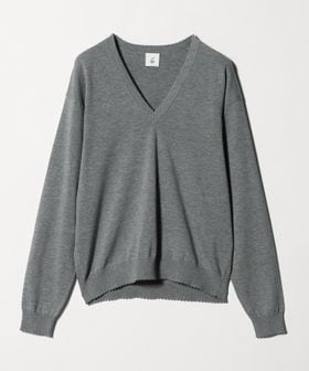 6(ROKU)/＜6(ROKU)＞ コットン ピコット  Vネック ニット/ニット / セーター