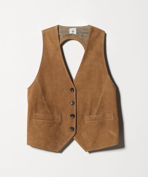 6(ROKU)/＜6(ROKU)＞スエード ベスト/ベスト