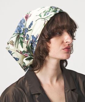 6(ROKU)/＜6(ROKU)＞ビッグフラワープリント シルク スカーフ/スカーフ