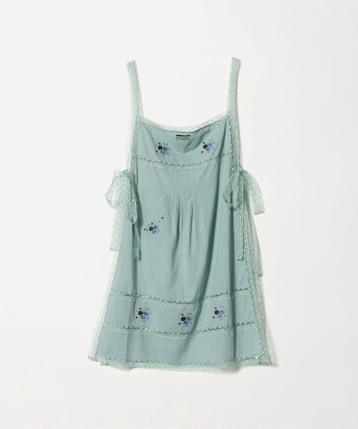 別注】＜dahl'ia for 6＞EMBROIDERY APRON/エプロンワンピース
