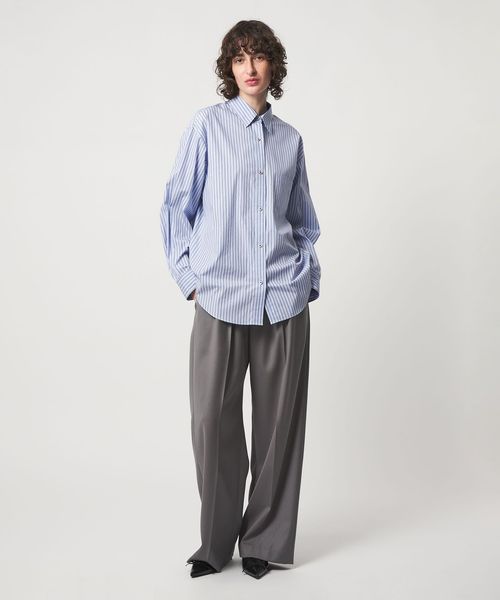 6(ROKU)/＜6(ROKU)＞コットン ストライプ シャツ/シャツ / ブラウス