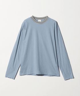 6(ROKU)/＜6(ROKU)＞コットンカシミヤ ボーダー リンガートップス/Tシャツ / カットソー