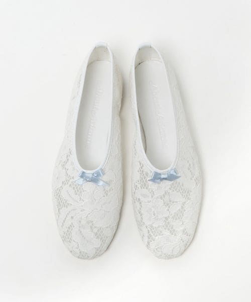 6(ROKU)/＜ABOUT ARIANNE＞BIELLE WHITE/シューズ/バレエシューズ