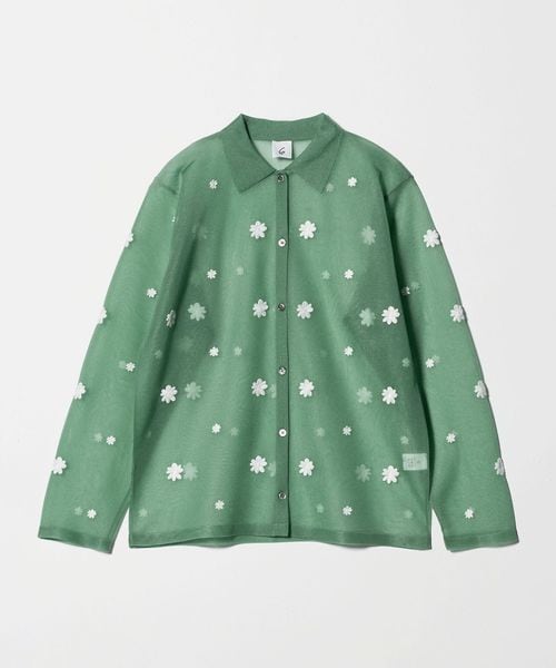 6(ROKU)/＜6(ROKU)＞シアー エンブロイダリー シャツ/カーディガン / ボレロ