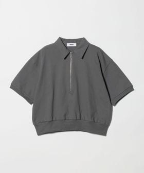 REVERBERATE/＜REVERBERATE＞HALF ZIP SHORT SLEEVE TOP/トップス/その他トップス