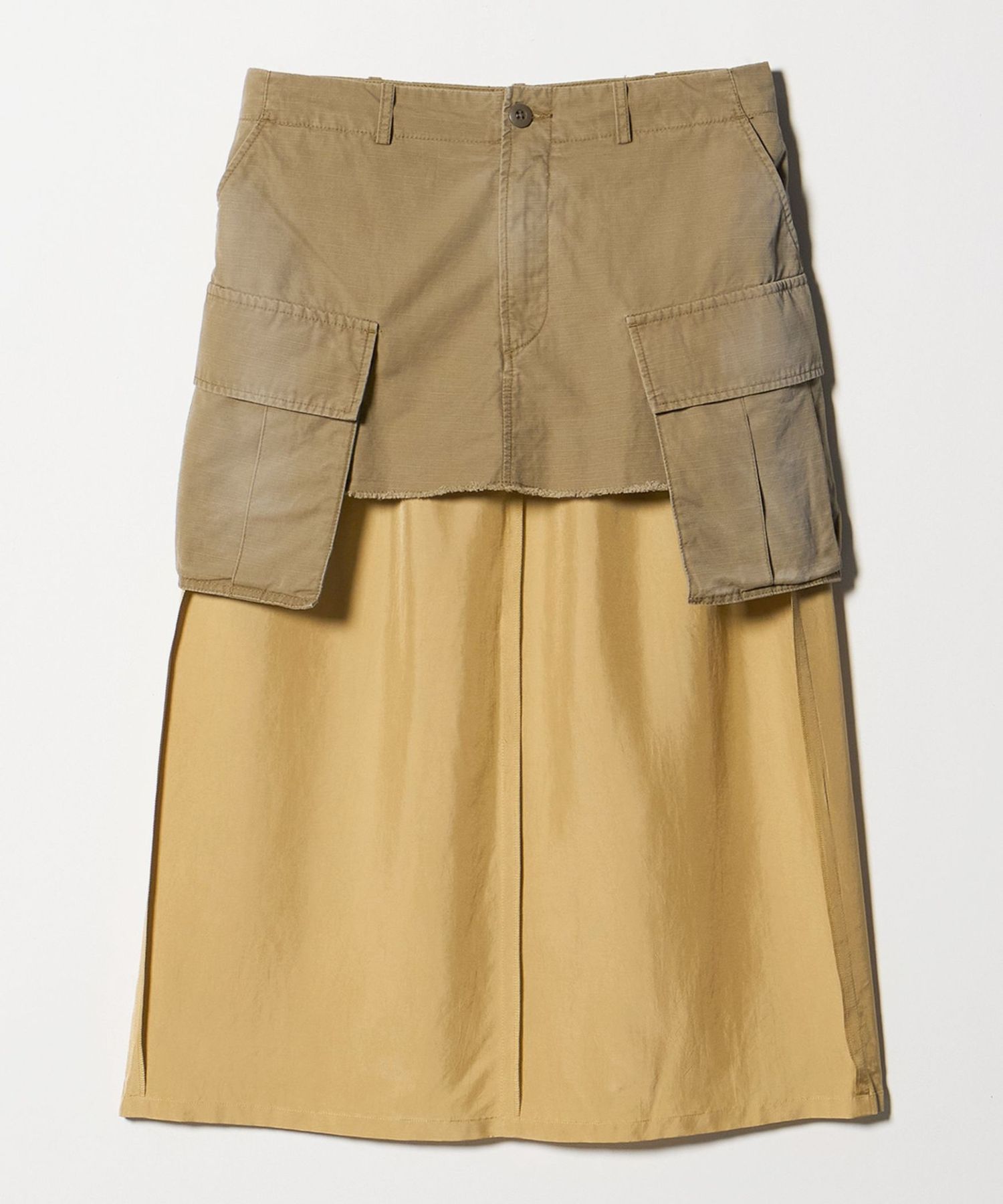 INSCRIRE＞CARGO LAYERED SKIRT/スカート