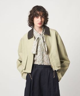 6(ROKU)/＜6(ROKU)＞フラワープリント リボン シャツ/シャツ / ブラウス