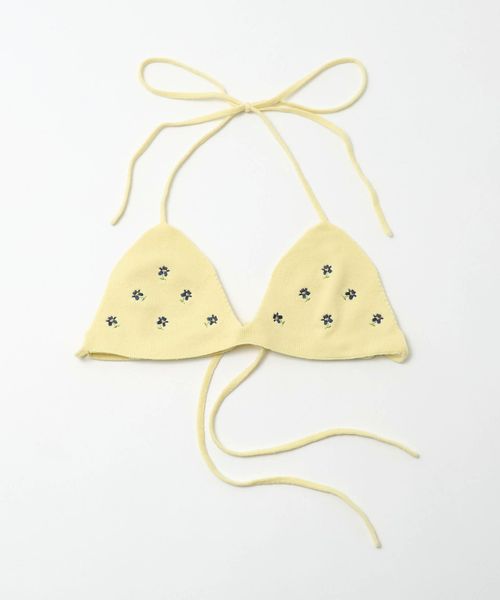 babaco/＜babaco＞TRIANGLE BRA EMBROIDERY/ブラニット/その他トップス