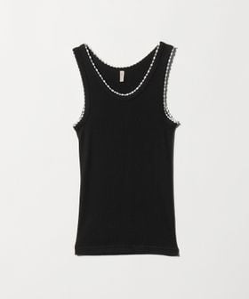 babaco/＜babaco＞RIBBED TANK TOP W/EMB/タンクトップ/タンクトップ / キャミソール
