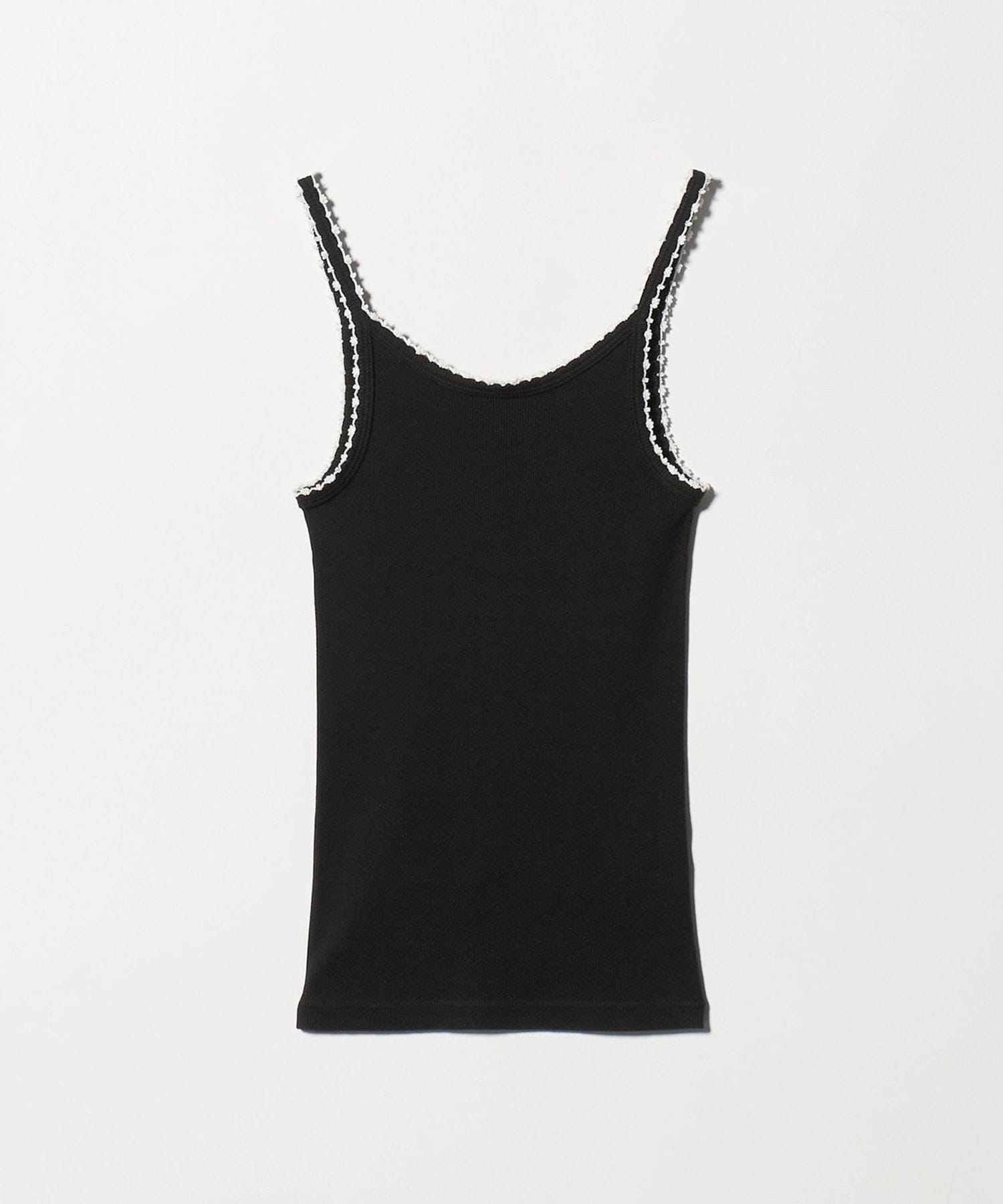 babaco＞RIBBED TCAMISOLE W/EMB/キャミソール