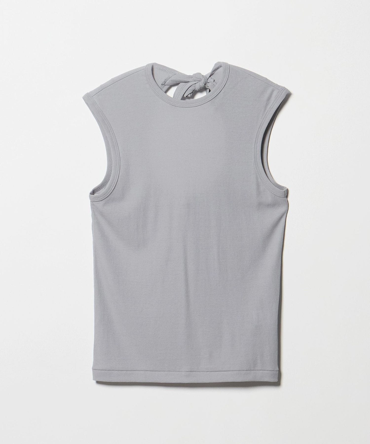 babaco＞TWISTED COTTON BACK TIEED SLEEVELESS TOP/トップス