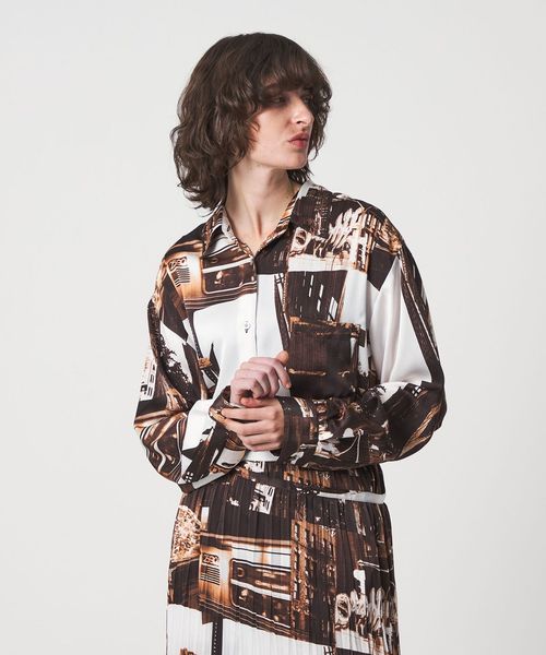 6(ROKU)/＜6(ROKU)＞NYプリント シャツ/シャツ / ブラウス