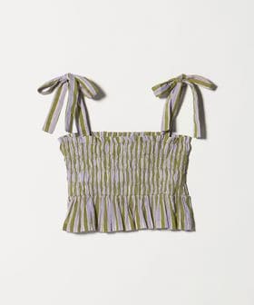 SARA MALLIKA/＜Sara mallika＞STRIPE SHRING TOP/トップス/タンクトップ / キャミソール