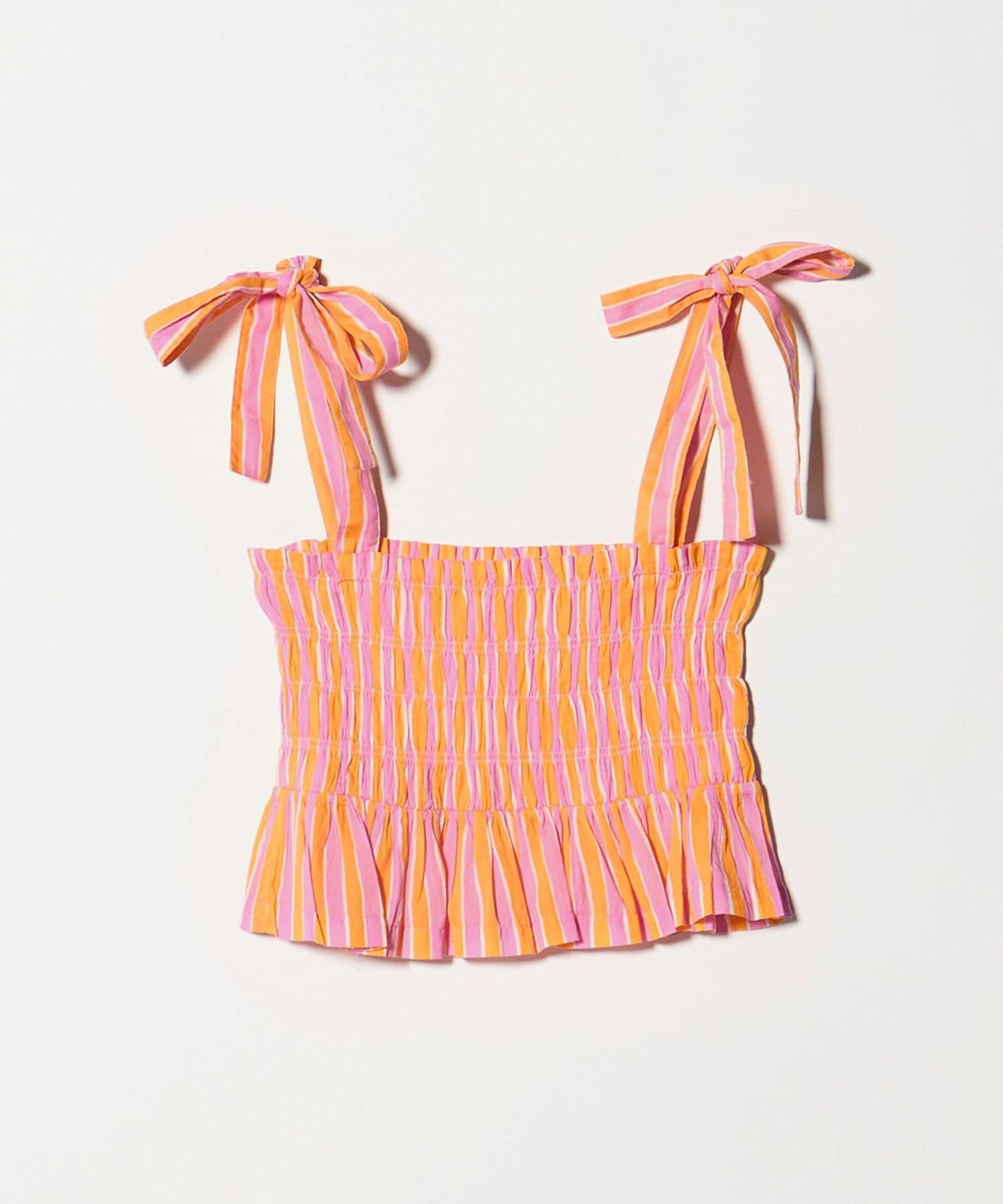 6roku＜Sara mallika > STRIPE SHRING TOP Sara mallika＞STRIPE SHRING TOP/トップス