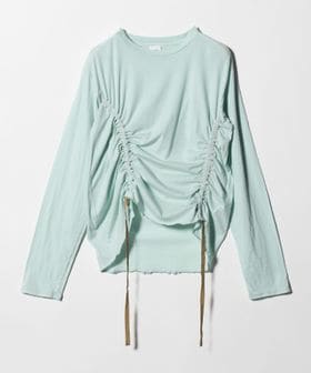 6(ROKU)/＜6(ROKU)＞ハイゲージ コットン ドローストリング ロングスリーブ/Tシャツ / カットソー