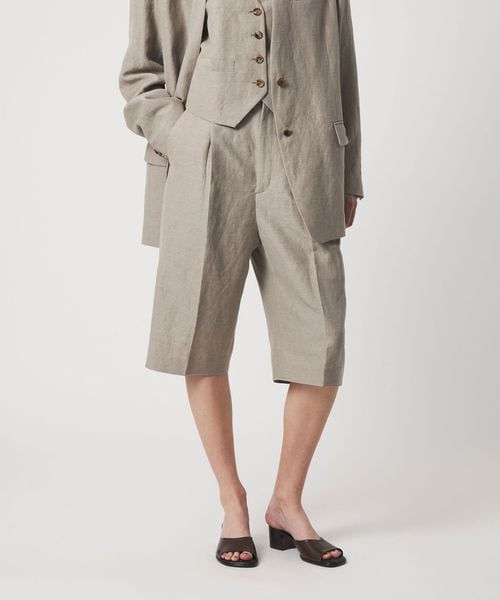 6(ROKU)/＜6(ROKU)＞麻ブレンド ハーフパンツ/ショート / ハーフパンツ