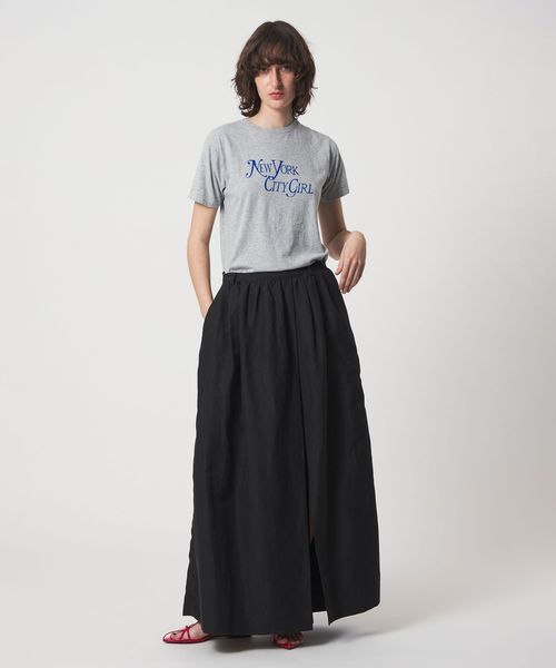 6(ROKU)/＜6(ROKU)＞麻ブレンド ロングスカート/ミモレ / ロング