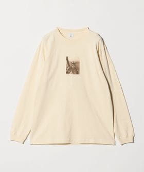 6(ROKU)/＜6(ROKU)＞NEW YORK PHOTO BEIGE ロングスリーブTシャツ/Tシャツ / カットソー