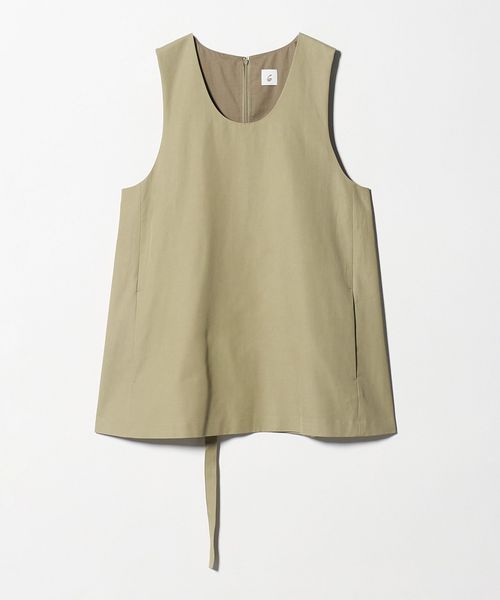 6(ROKU)/＜6(ROKU)＞コットンレーヨン チノ ノースリーブ トップス/その他トップス